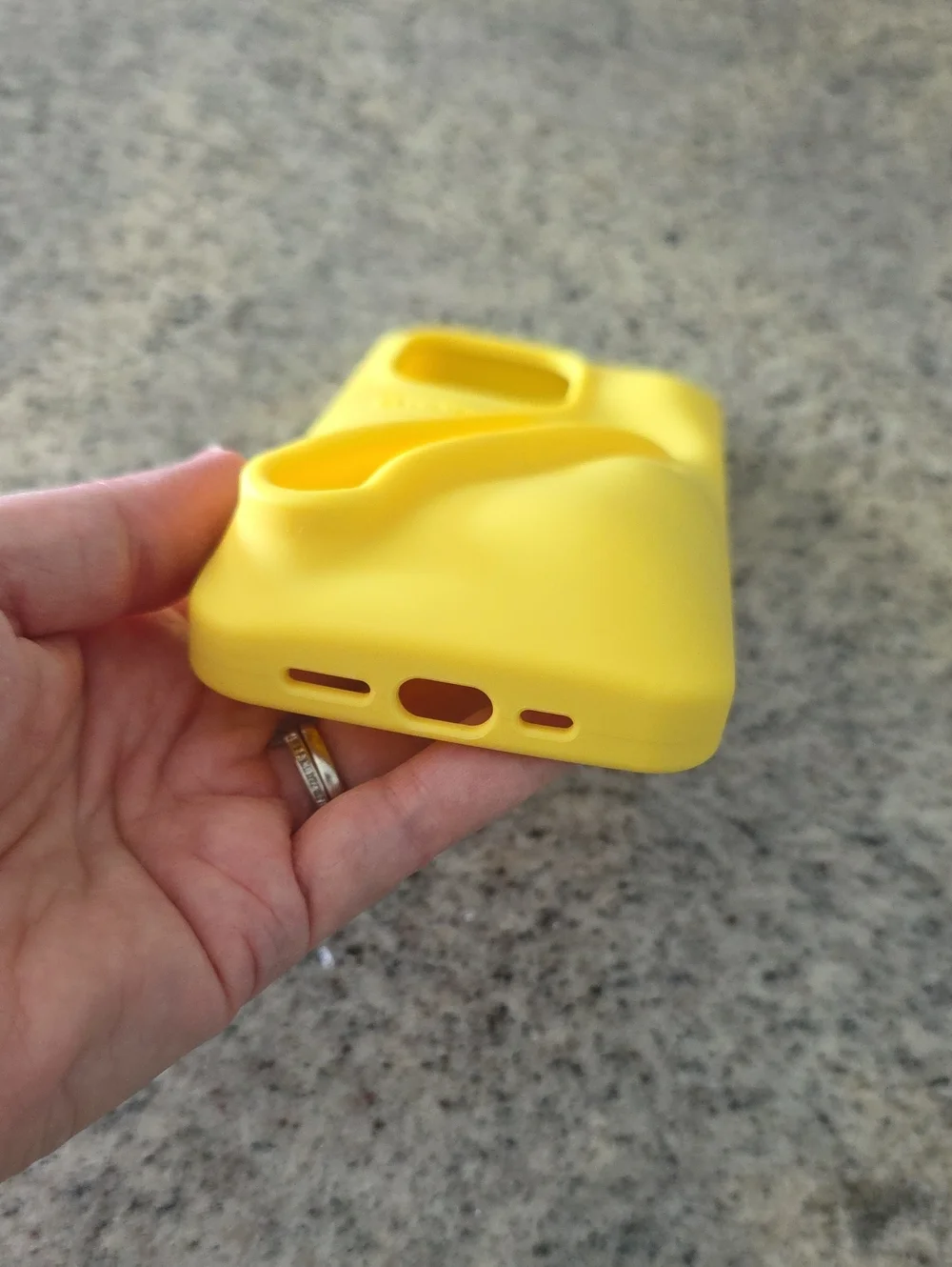 RHODE Limited Edition Bright Yellow Silicone Phone Case For iPhone 14 PRO
